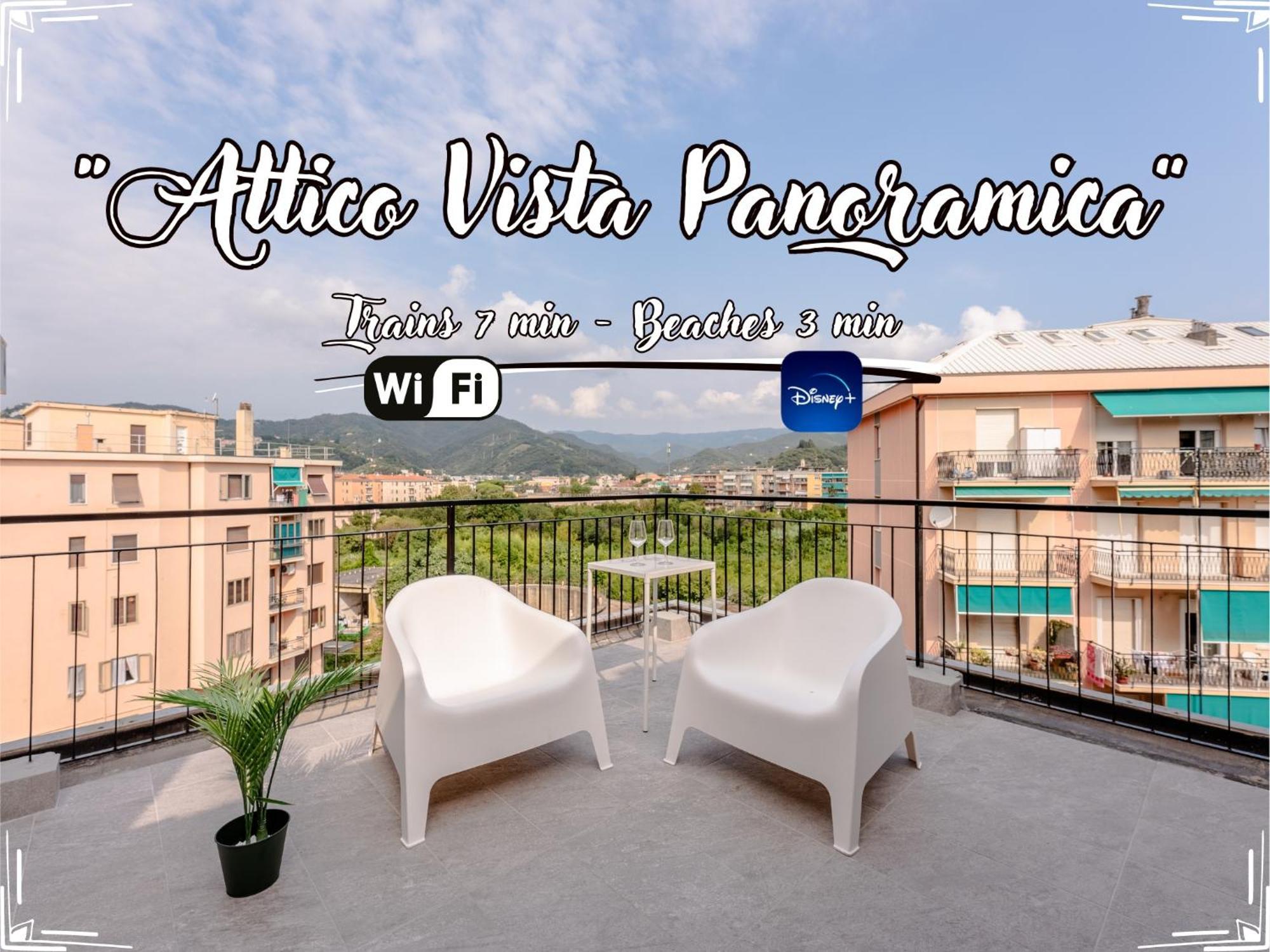 Penthouse Panoramic View - Sea 3Min - Ac - Wifi Lejlighed Albisola Superiore Eksteriør billede